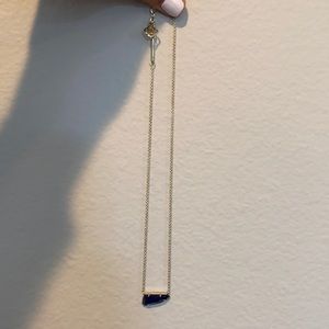 Beautiful Kendra Scott lapis blue pendant necklace